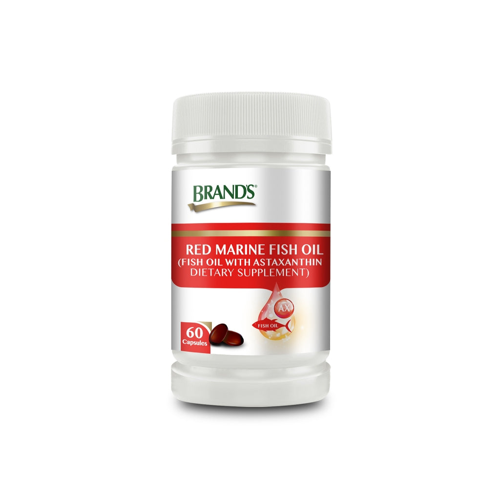 BRAND'S Red Marine Fish Oil Capsules 500mg — 60 Capsules