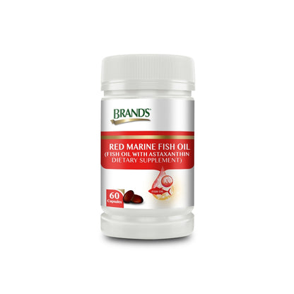 BRAND'S Red Marine Fish Oil Capsules 500mg — 60 Capsules