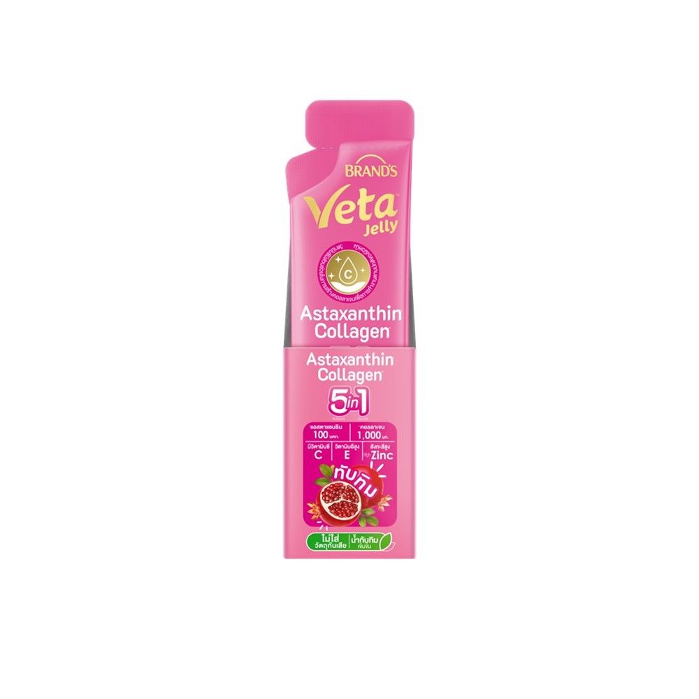 BRAND'S Veta Jelly Astaxanthin Collagen Zinc 5-in-1 — 18 g