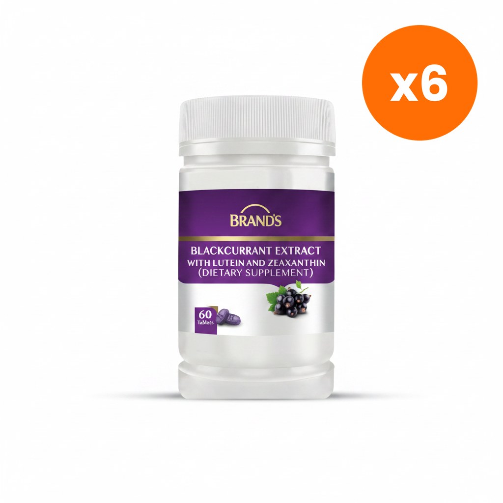 BRAND'S Blackcurrant Extract Lutein Zeaxanthin for Eye Comfort from Screens 60 Tablets