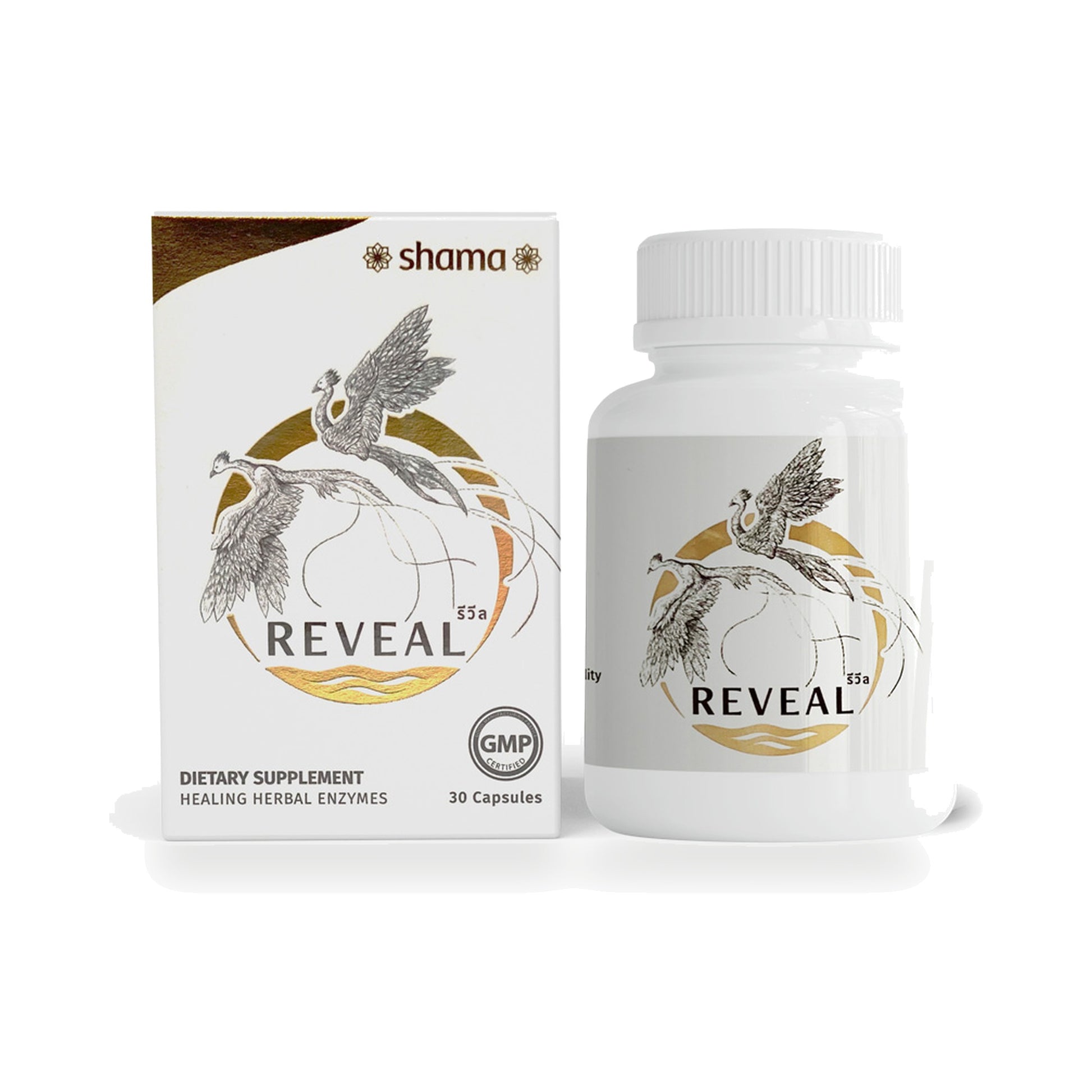 Chama Herbs Fermented Mushroom & Herb Enzyme Capsules (Revil) — 30 Capsules