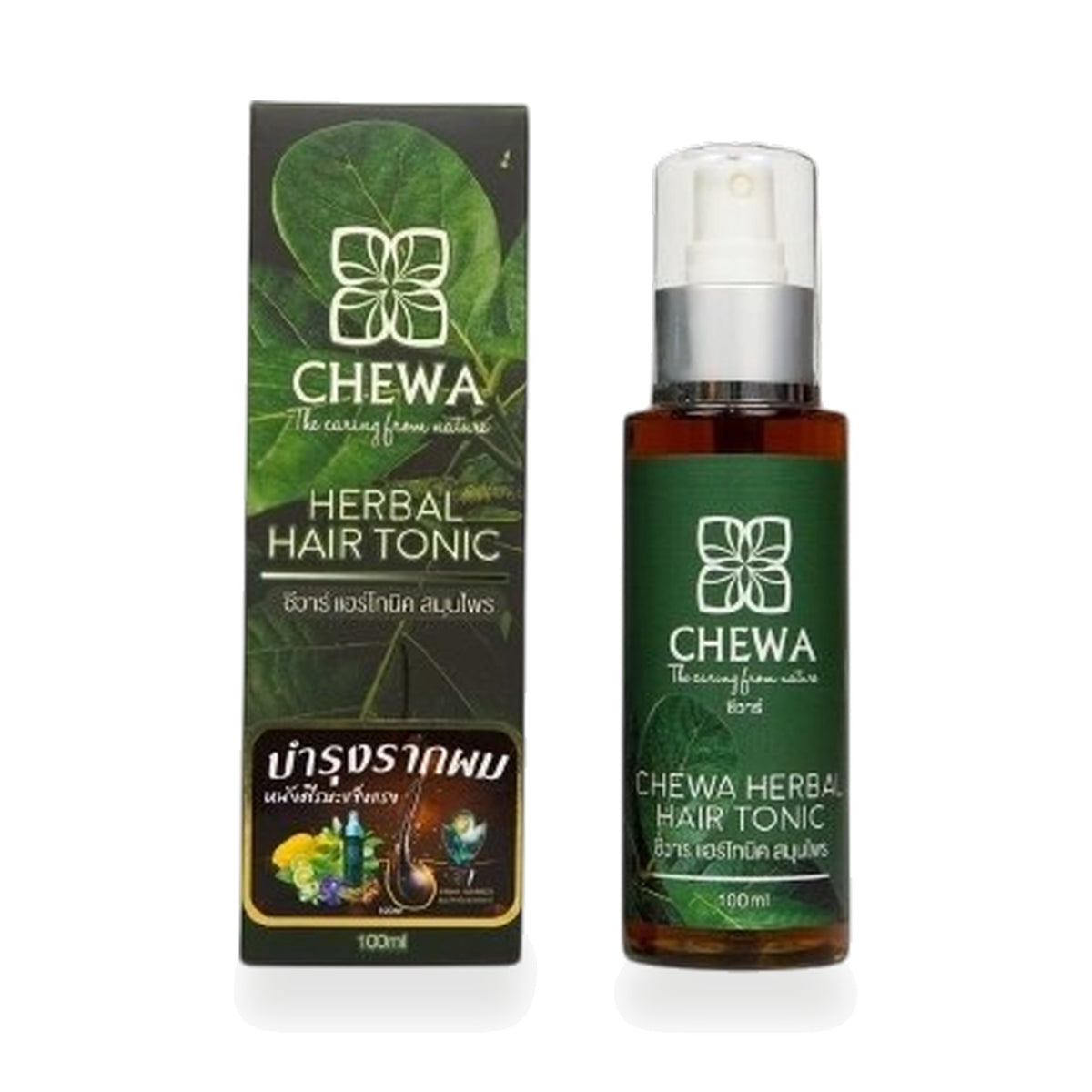 Chewa Thai Herbal Scalp & Hair Tonic — 100 ml