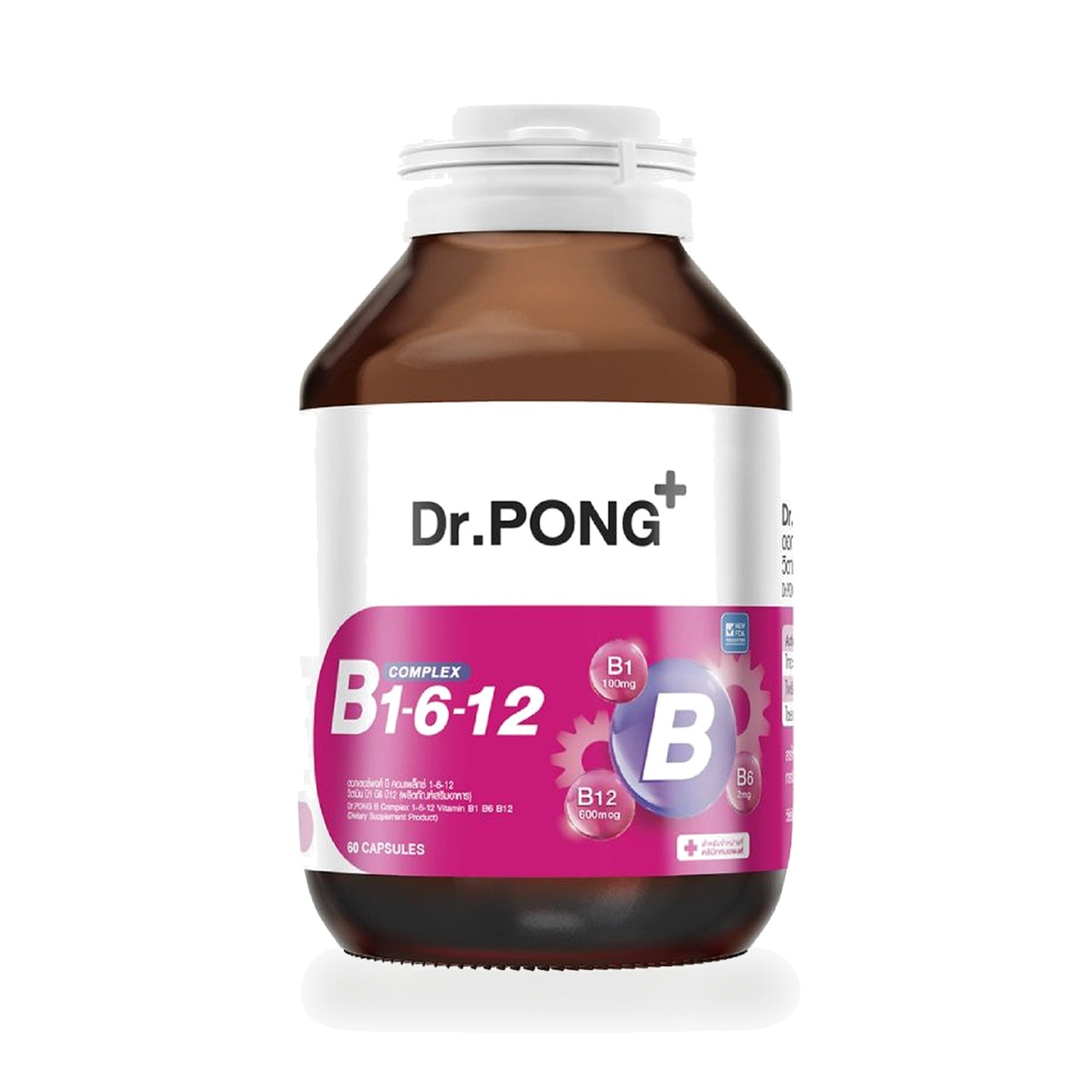 Dr.Pong B Complex 1-6-12 Capsules — 60 Capsules