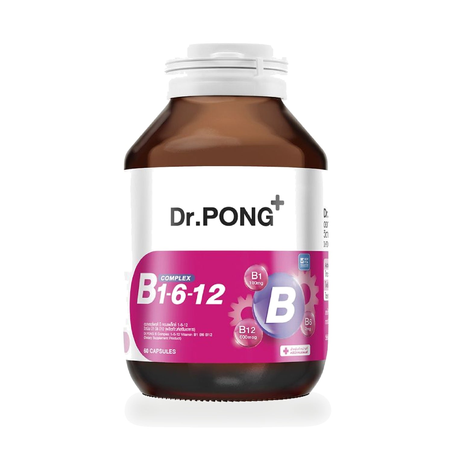 Dr.Pong B Complex 1-6-12 Capsules — 60 Capsules