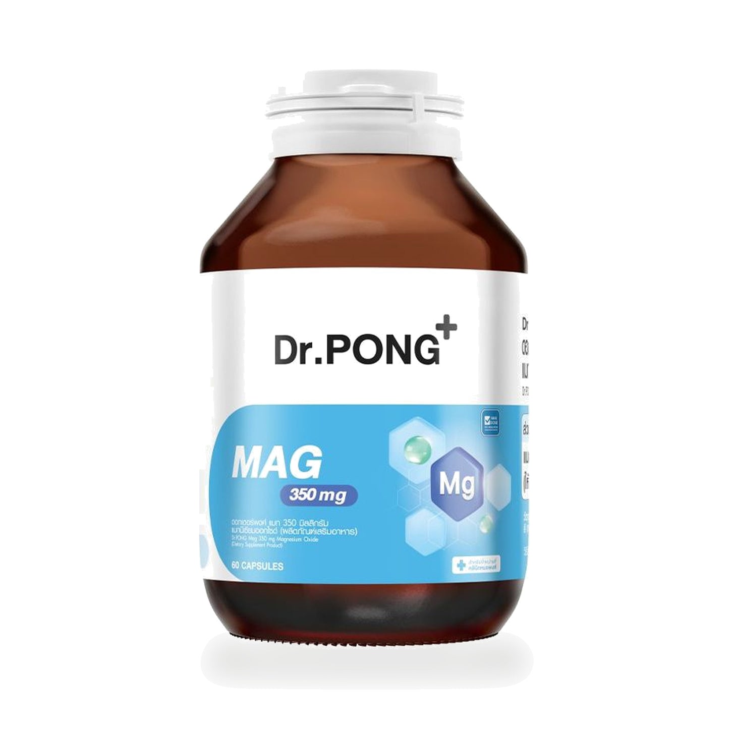 Dr.Pong Mag Magnesium Capsules 350mg — 60 Capsules