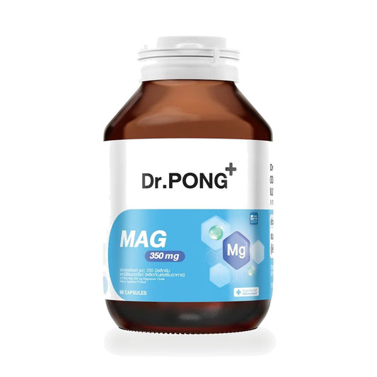 Dr.Pong Mag Magnesium Capsules 350mg — 60 Capsules