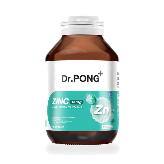 Dr.Pong Zinc Bisglycinate Capsules 15mg — 60 Capsules