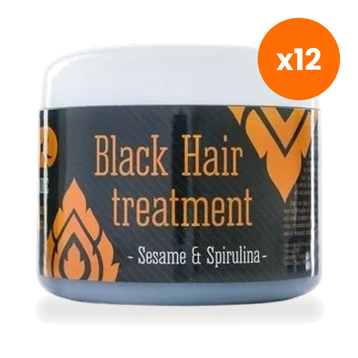 Erawadee Black Hair Mask with Sesame Spirulina 300 g