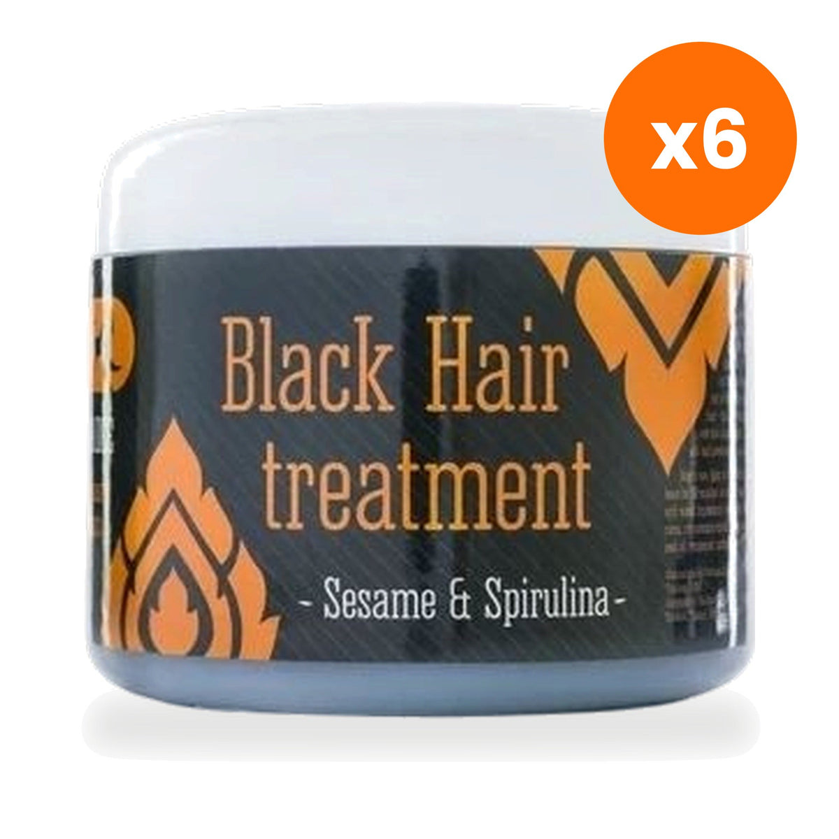 Erawadee Black Hair Mask with Sesame Spirulina 300 g