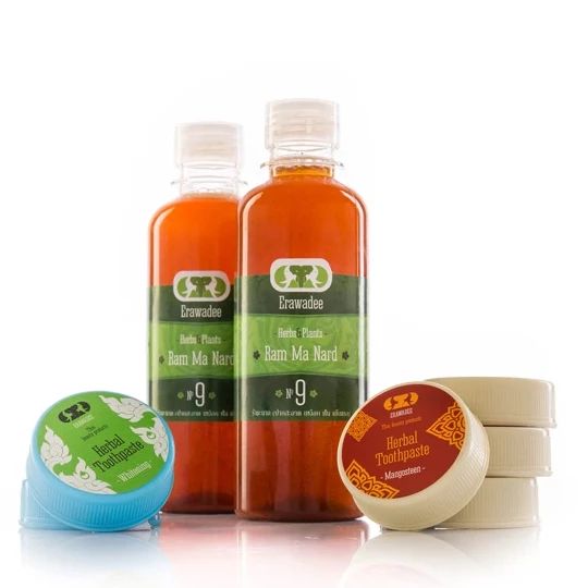Erawadee Herbal Mouth Care Set No.14, 12 Months — 8 Pieces