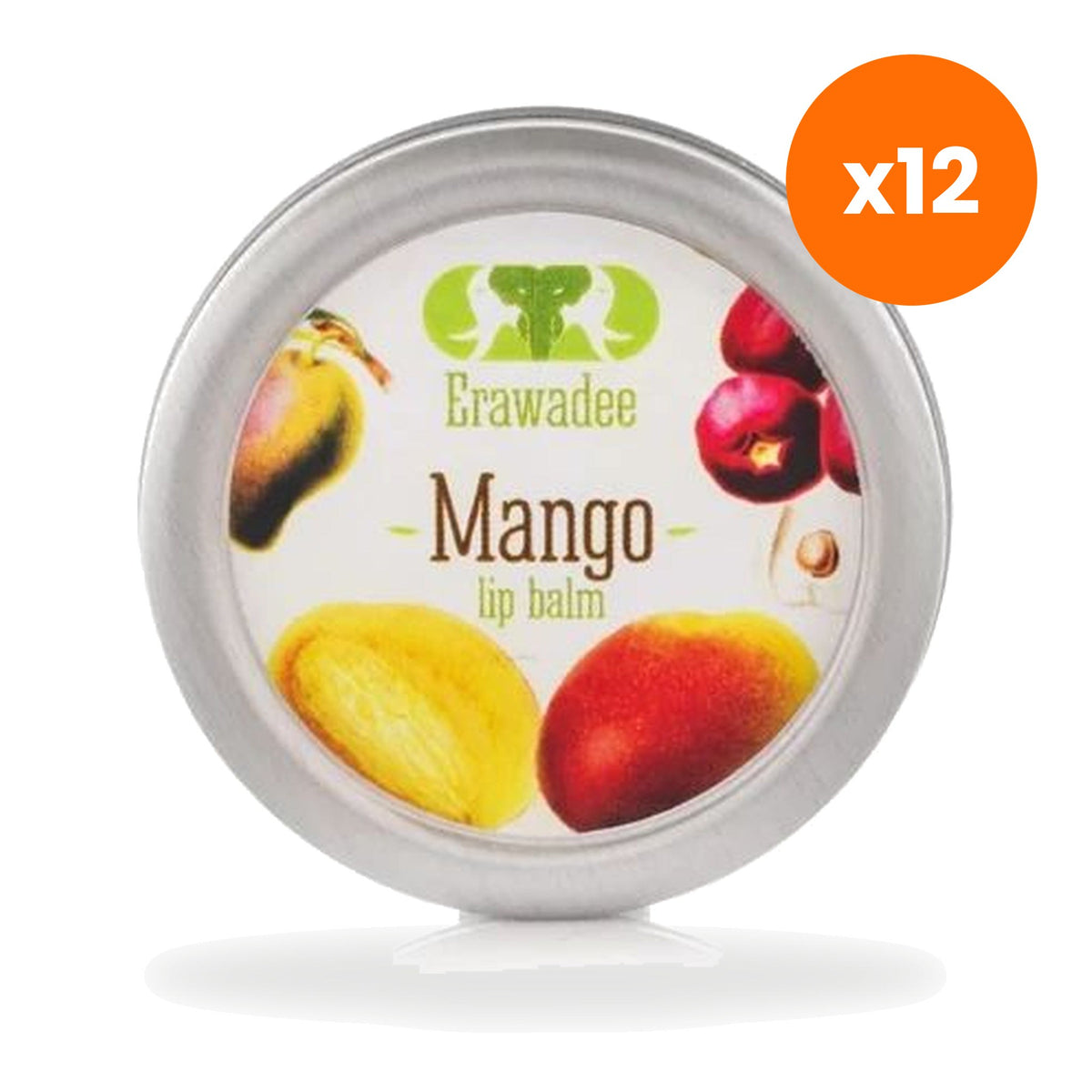 Erawadee Mango Lip Balm for Dry Lips Lip 10 g