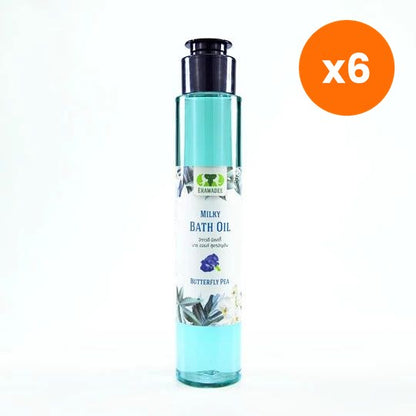 Erawadee Milky Bath Oil with Butterfly Pea Aromatherapy Relaxation