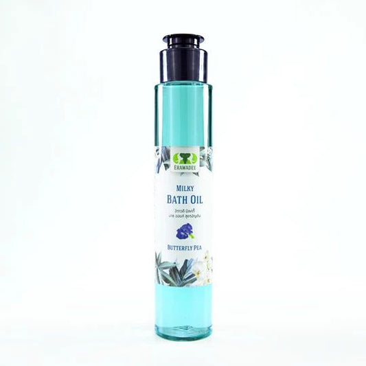 Erawadee Milky Bath Oil with Butterfly Pea
