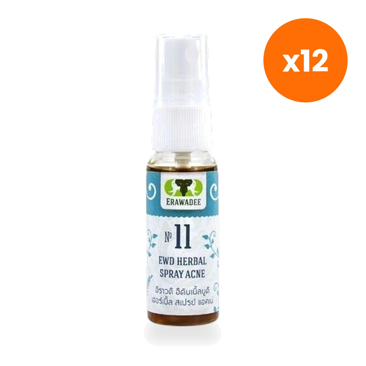 Erawadee No.11 Black Herbal Facial Spray 20 ml