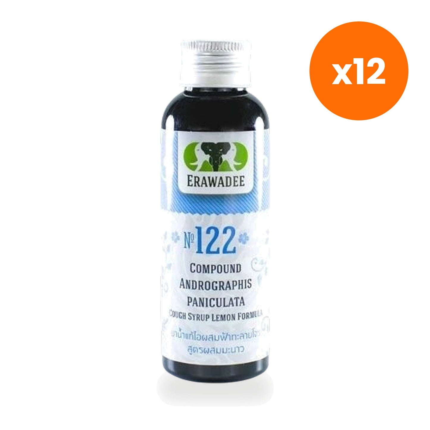 Erawadee No.122 Andrographis Lemon Herbal Syrup 80 ml