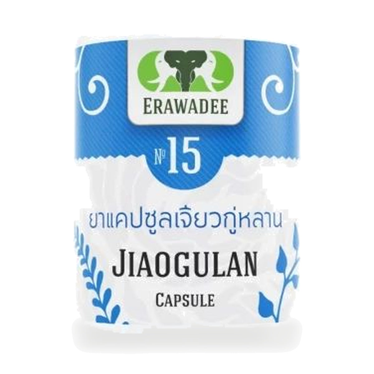 Erawadee No.15 Jiaogulan Capsules 250mg — 100 Capsules