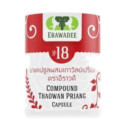 Erawadee No.18 Derris Scandens Capsules 250mg — 100 Capsules