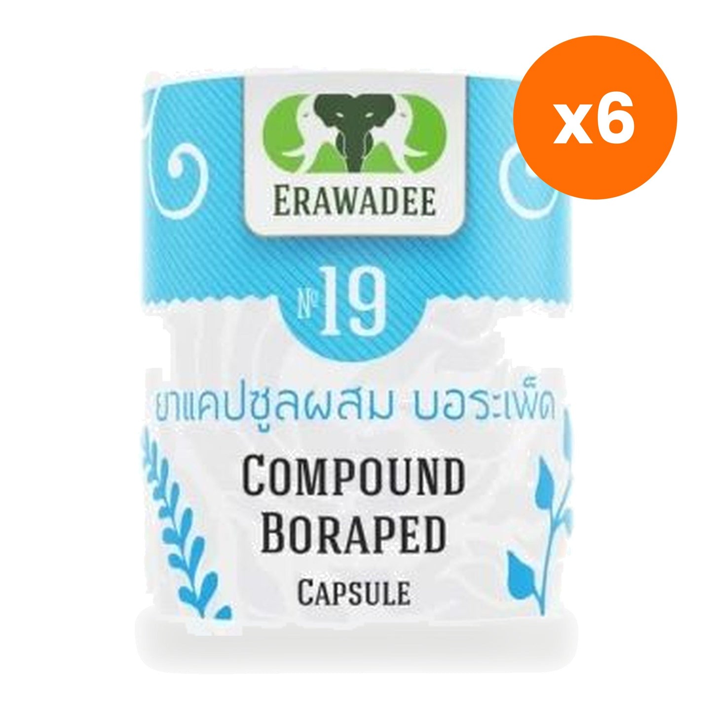 Erawadee No.19 Boraphet Tinospora 250mg 100 Capsules
