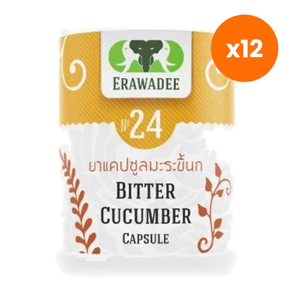 Erawadee No.24 Bitter Melon Capsules 250mg 100 Capsules