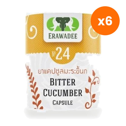 Erawadee No.24 Bitter Melon Capsules 250mg 100 Capsules