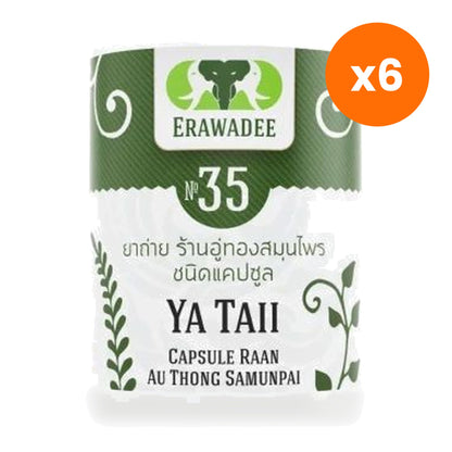 Erawadee No.35 Ya Rabai Herbal 250mg 100 Capsules