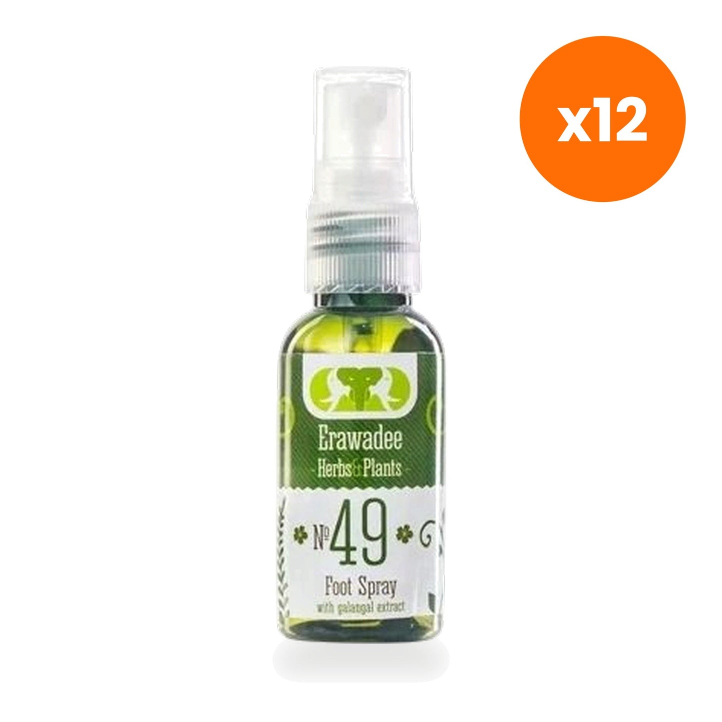 Erawadee No.49 Galangal Herbal Foot Spray Foot 30 ml
