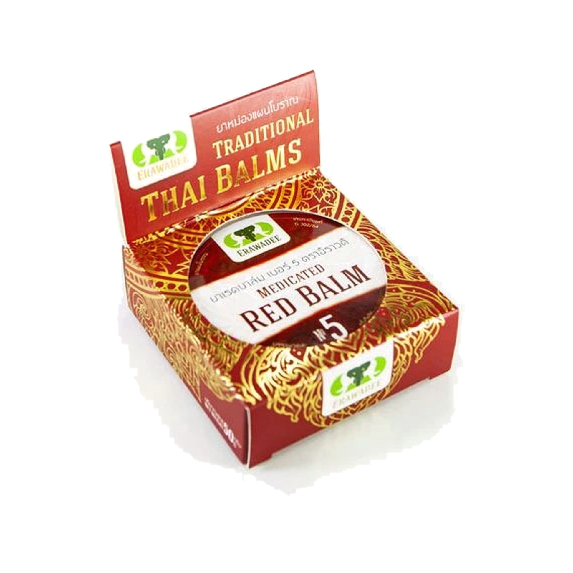Erawadee No.5 Ya Mong Dang Warming Red Herbal Balm — 50 g