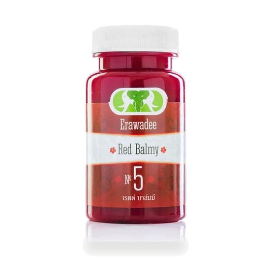 Erawadee No.5 Ya Mong Dang Warming Red Herbal Balm — 90 g