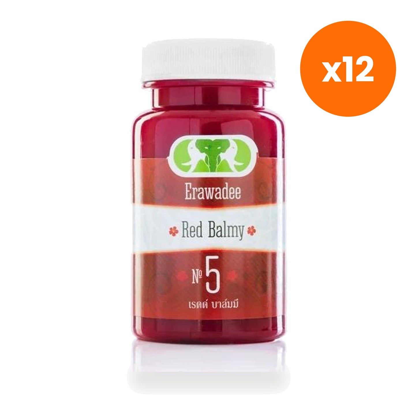 Erawadee No.5 Ya Mong Dang Warming Red Herbal Balm 90 g