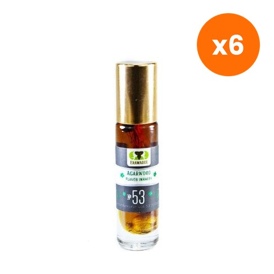 Erawadee No.53 Ya Dom Herbal Inhaler with Agarwood Oil Aromatherapy 8 ml