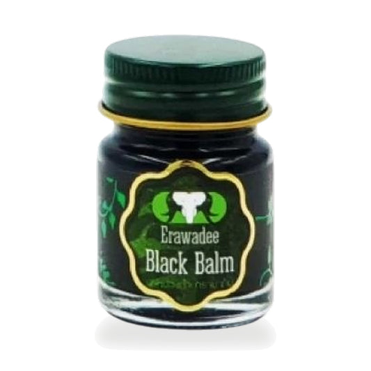 Erawadee No.66 Royal Black Herbal Balm with Agarwood — 15 g