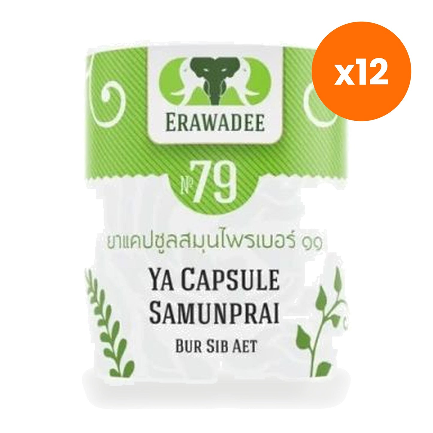 Erawadee No.79 Samunphrai Ber Sip Et 600mg 100 Capsules