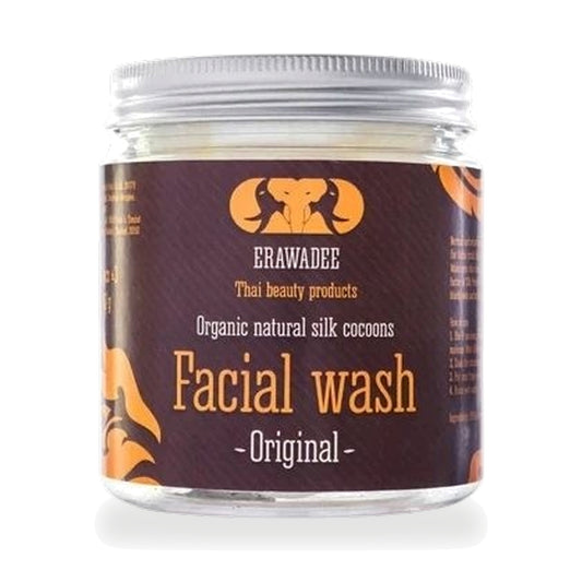 Erawadee Organic Silk Cocoon Facial Cleanser Original — 40 g