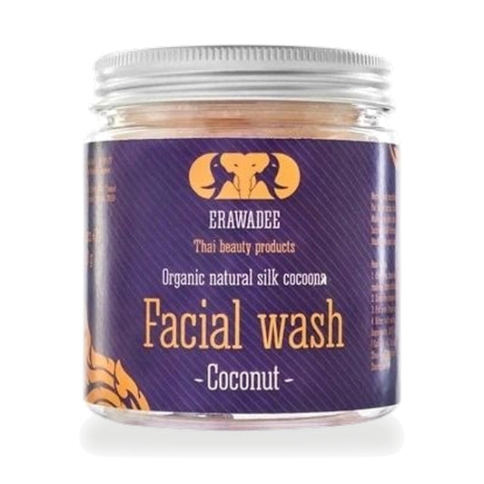 Erawadee Organic Silk Cocoon Facial Cleanser with Coconut — 30 Cocoons