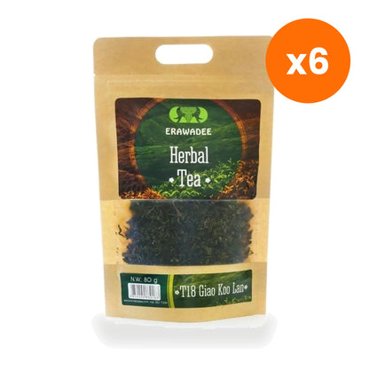 Erawadee T18 Jiaogulan Herbal Tea Caffeine Free 80 g