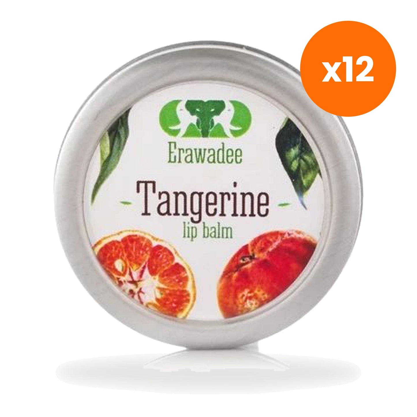 Erawadee Tangerine Herbal Lip Balm Moisturizing Lip 10 g
