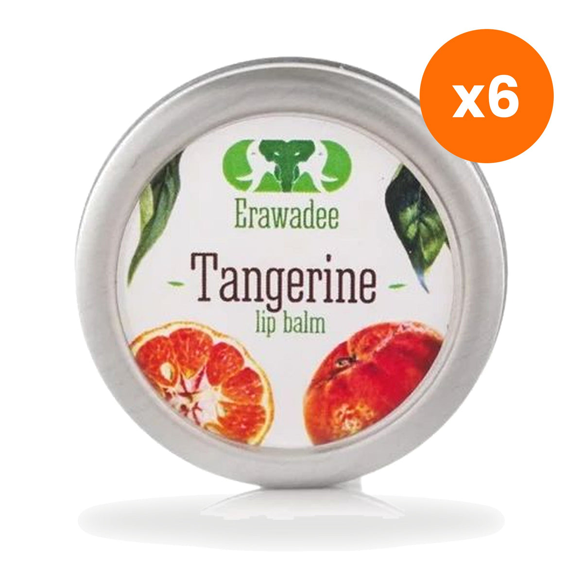 Erawadee Tangerine Herbal Lip Balm Moisturizing Lip 10 g