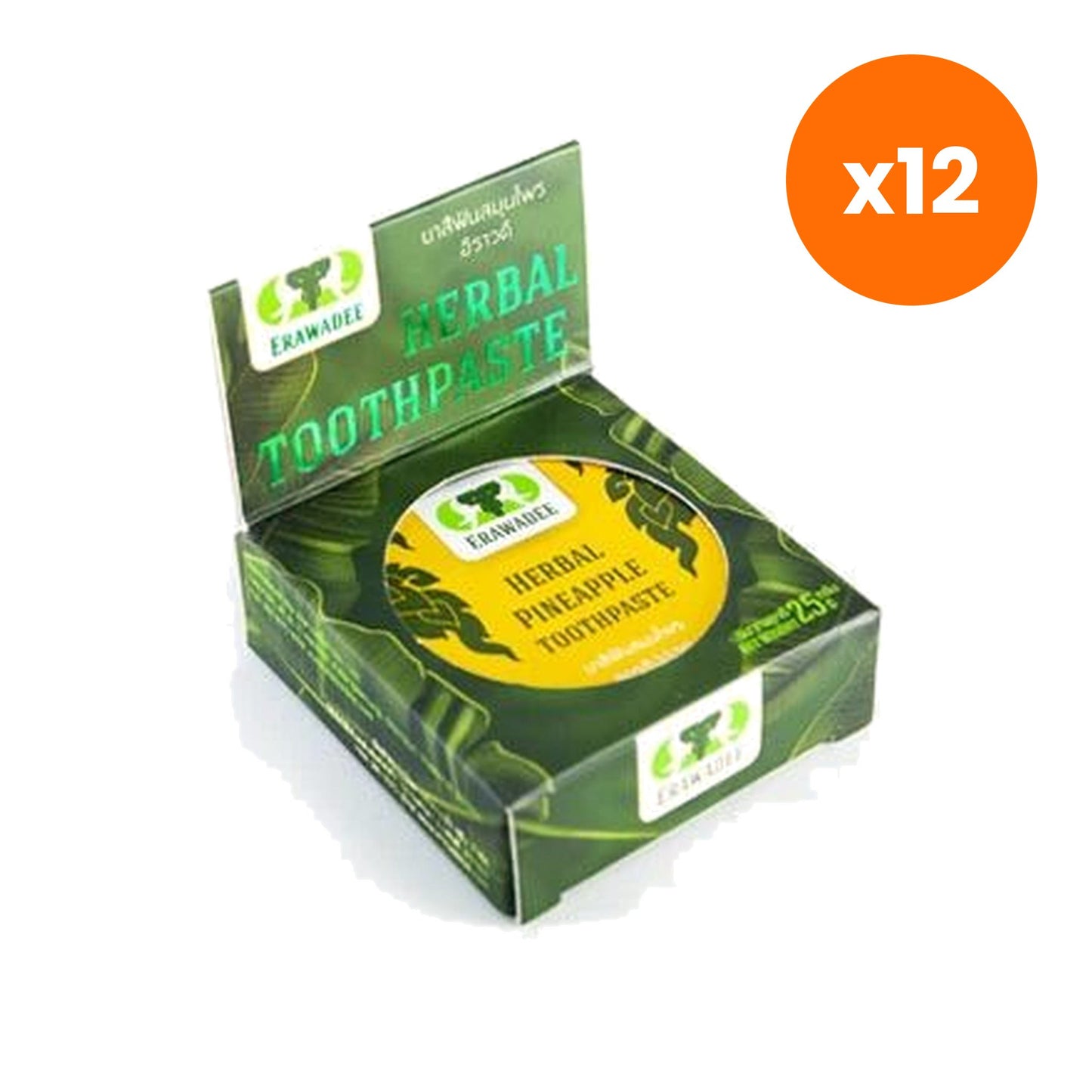 Erawadee Thai Pineapple Extract Herbal Toothpaste Breath Freshness