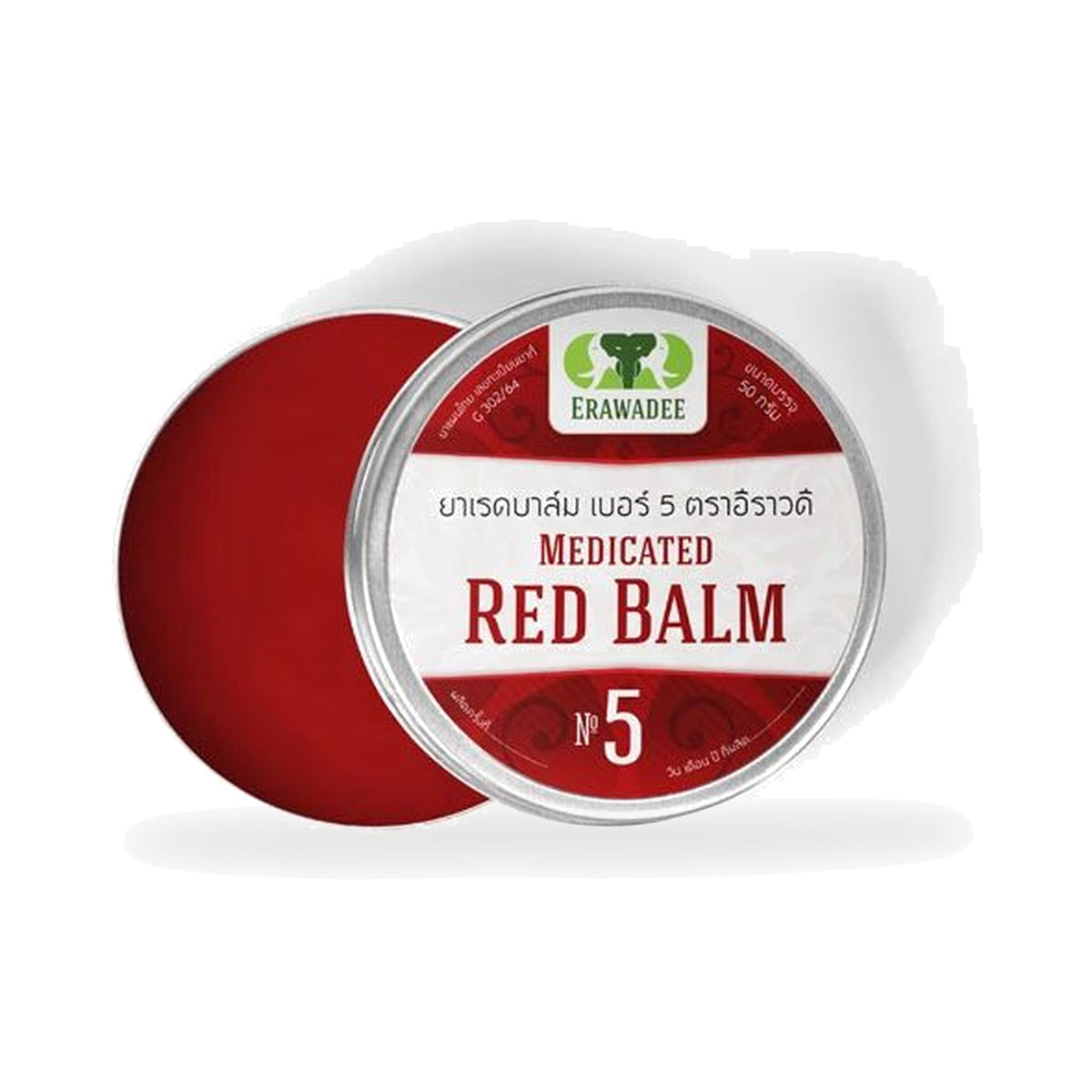 Erawadee Ya Mong Daeng Red Herbal Balm — 90 g