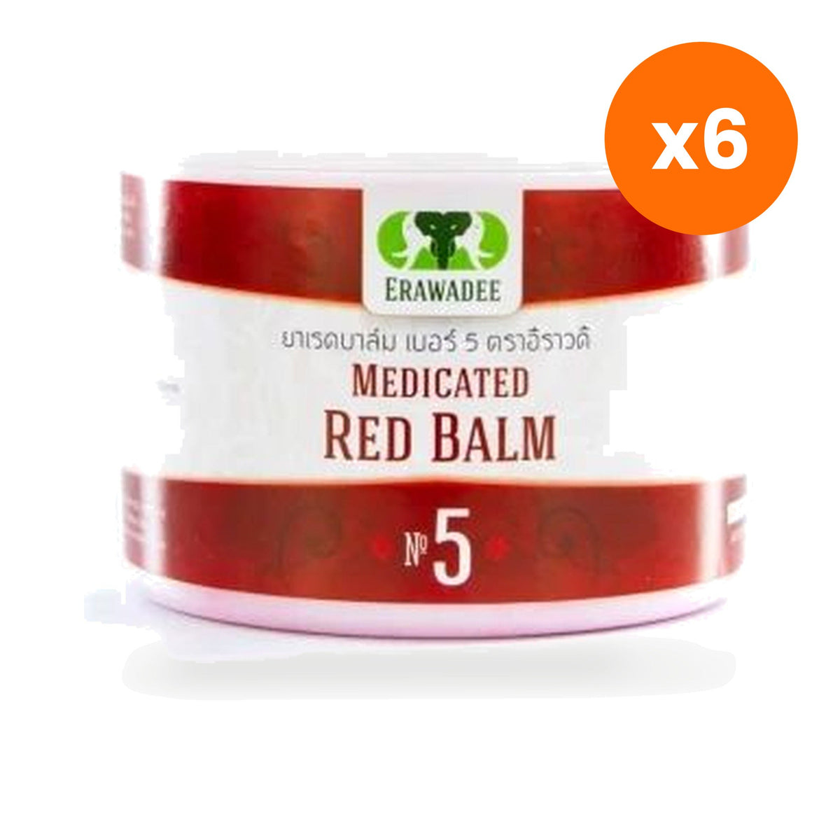 Erawadee Ya Mong Daeng Red Herbal Balm 250 g
