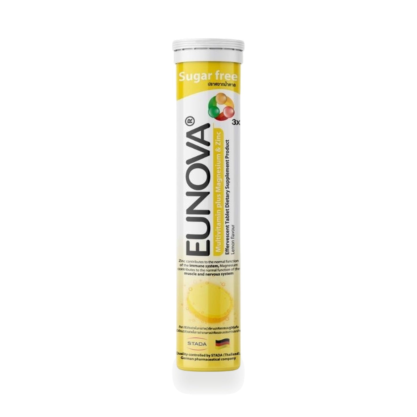 Eunova Multivitamin + Magnesium & Zinc Effervescent Tablets — 15 Tablets