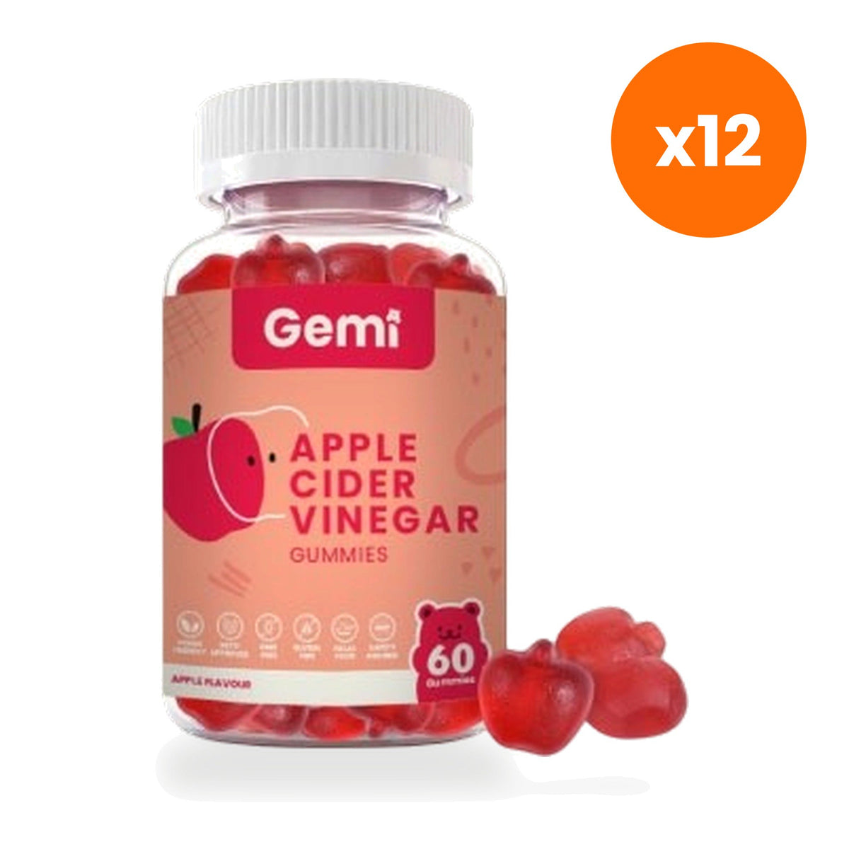 Gemi Apple Cider Vinegar Gummies with the Mother