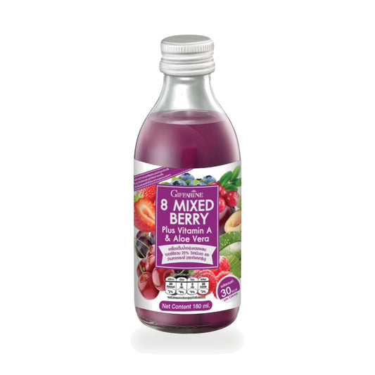 Giffarine 8 Mixed Berry Plus Vitamin A & Aloe Vera Drink — 180 ml
