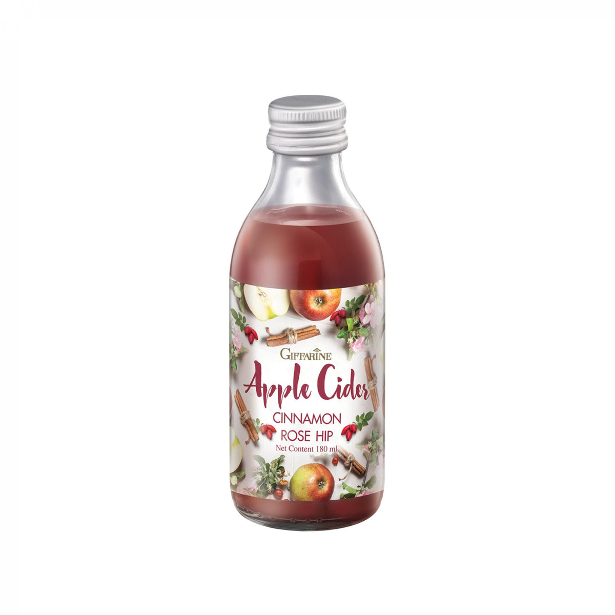 Giffarine Apple Cider, Cinnamon & Rosehip Grape Juice Drink — 180 ml