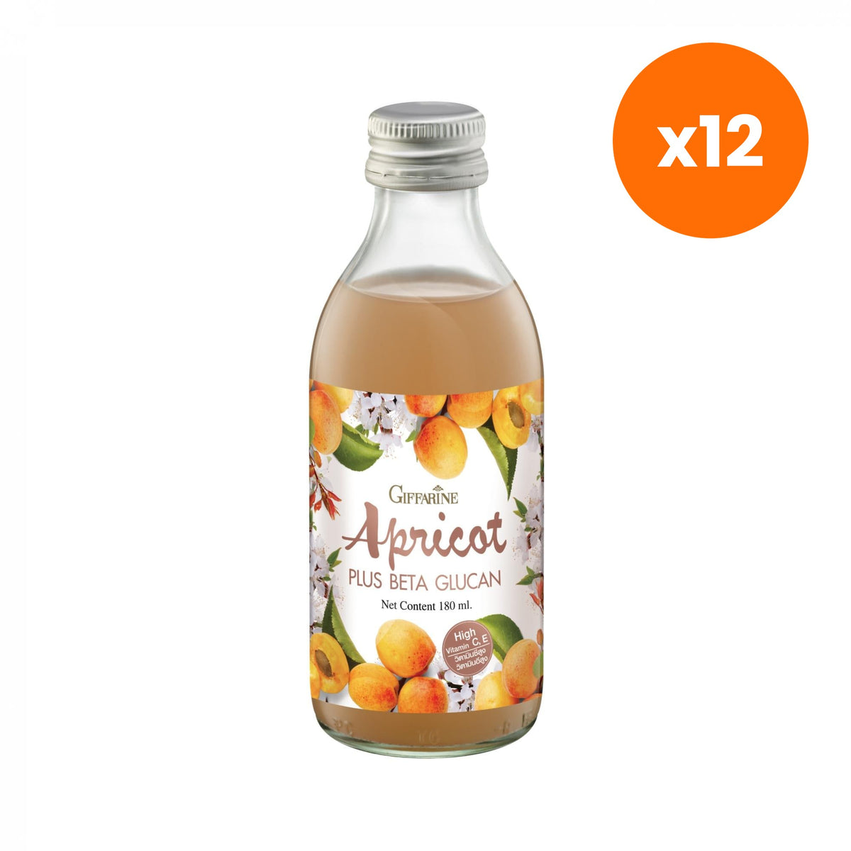 Giffarine Apricot Beta Glucan Fruit Juice Drink 180 ml