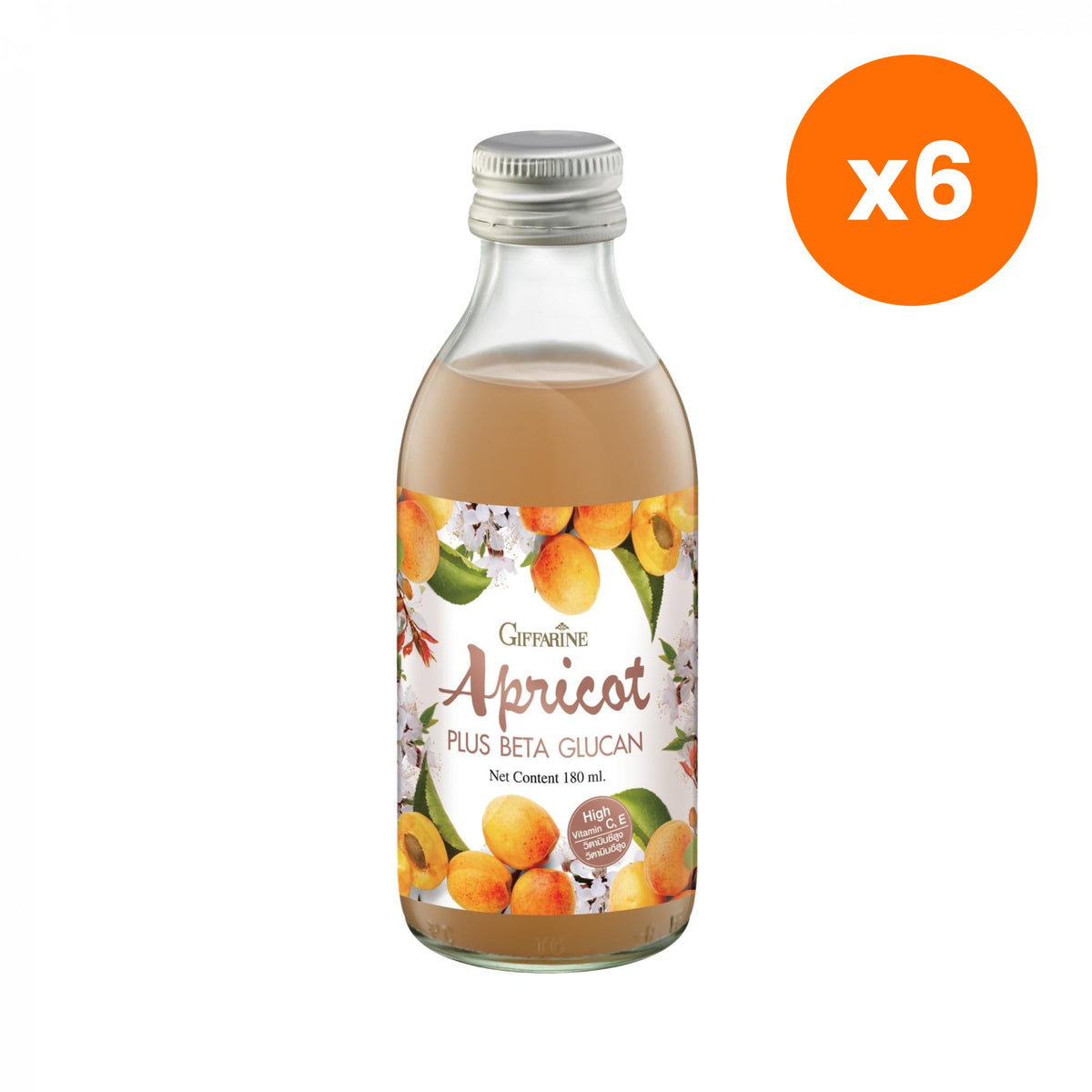 Giffarine Apricot Beta Glucan Fruit Juice Drink 180 ml