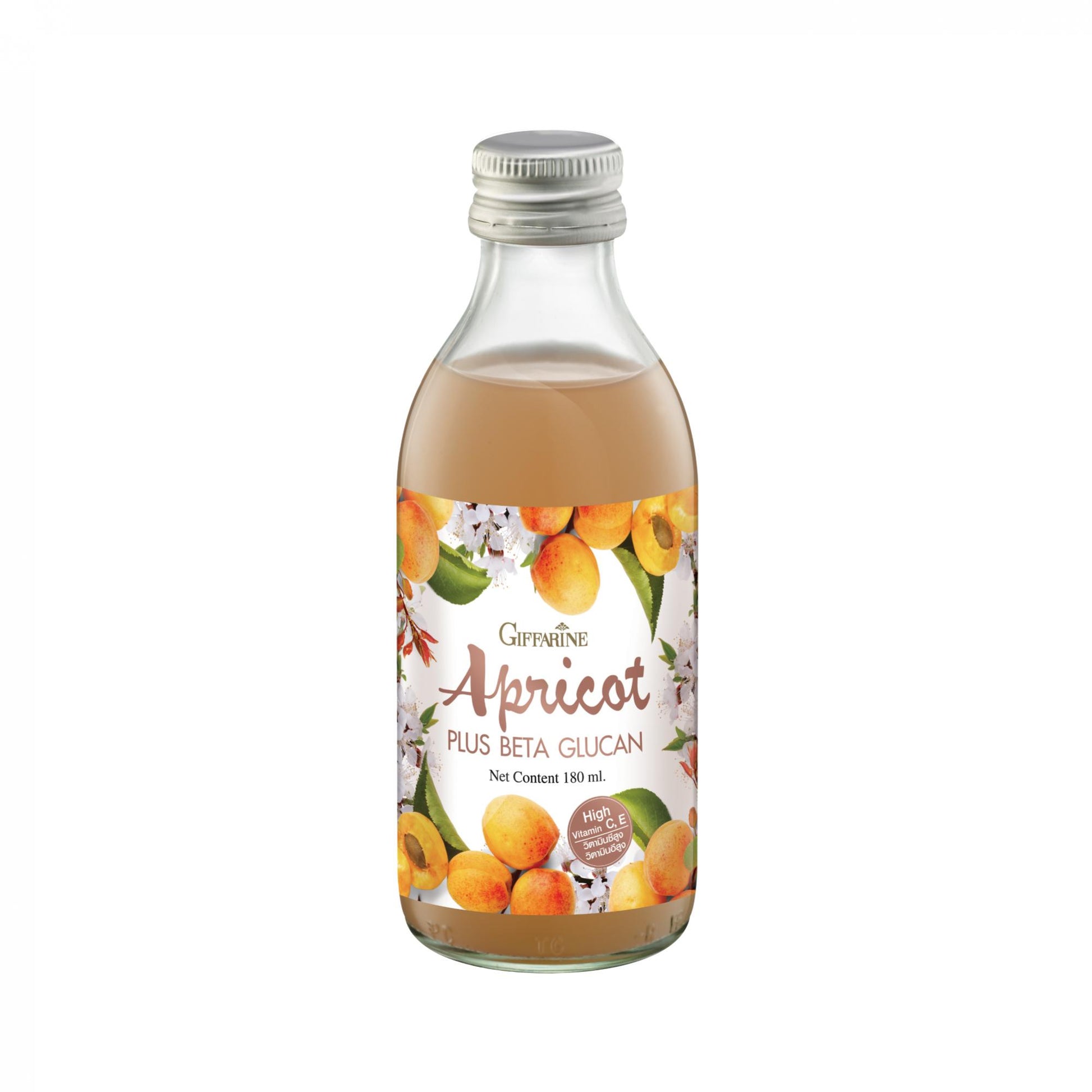 Giffarine Apricot Plus Beta-Glucan Fruit Juice Drink — 180 ml