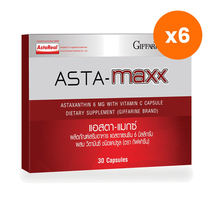 Giffarine Asta Max Astaxanthin 6mg Vitamin C 30 Capsules