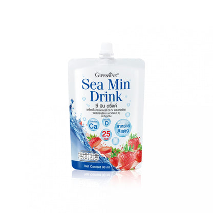 Giffarine C-Min Strawberry Calcium & Vitamin D3 Drink — 90 ml