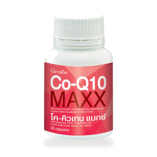 Giffarine Co-Q10 Max CoQ10, L-Carnitine & Taurine Capsules — 30 Capsules